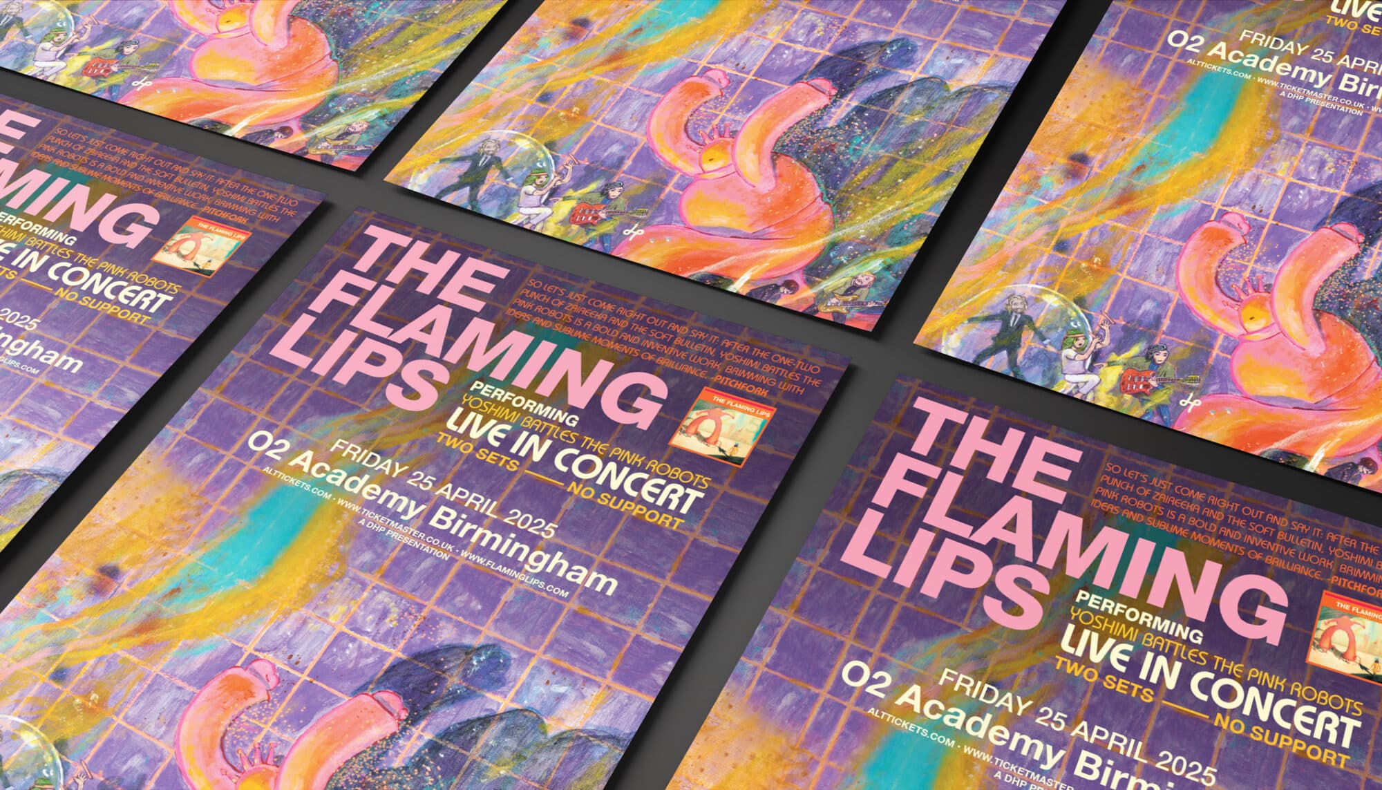 The Flaming Lips, for DHP Family, printed by Tenfold
