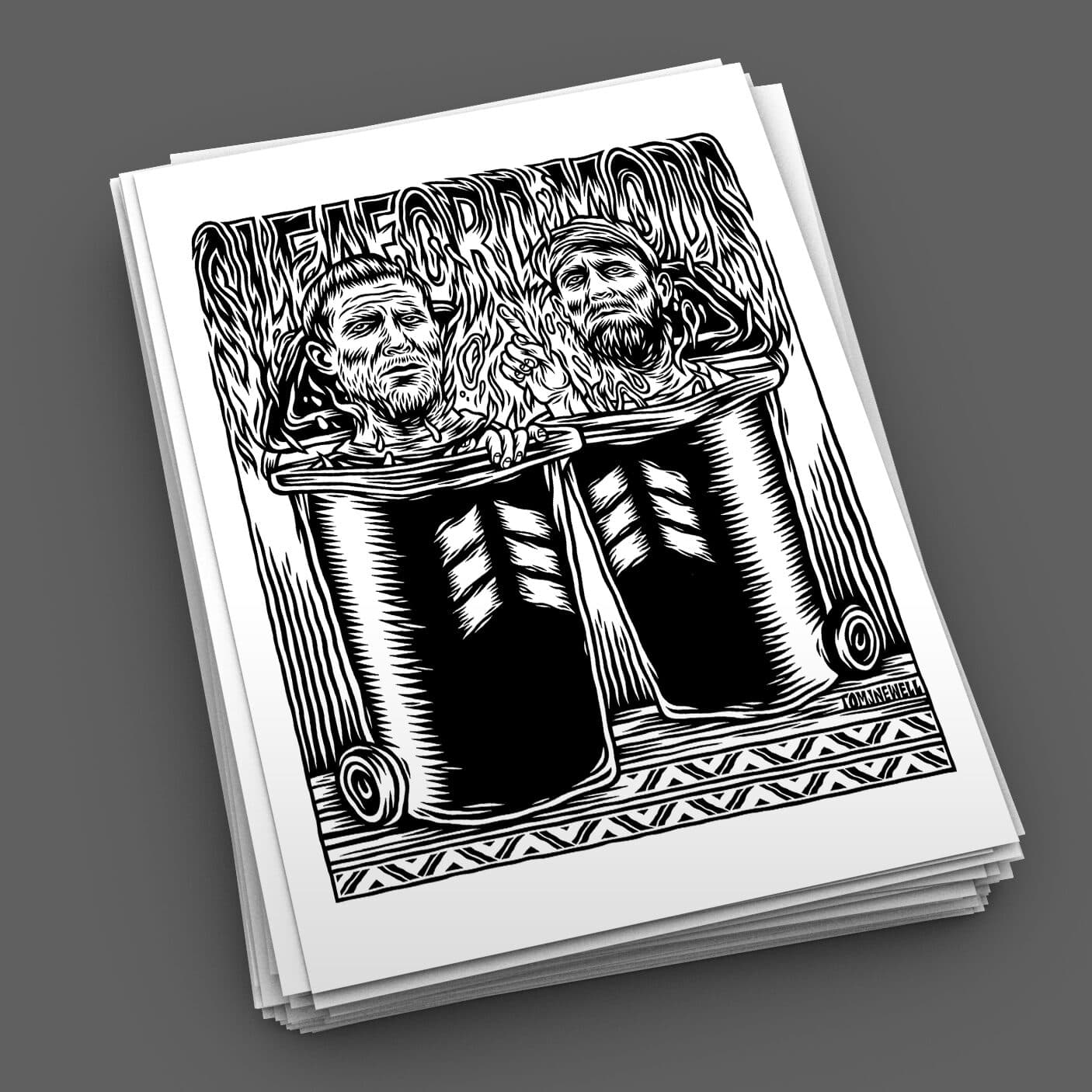 Print for Sleaford Mods